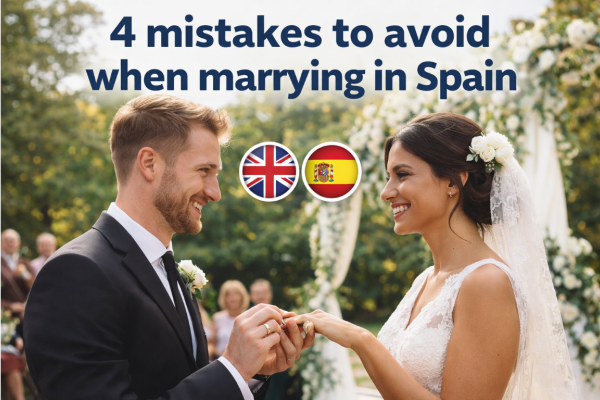 4 mistakes to avoid when marrying in Spain