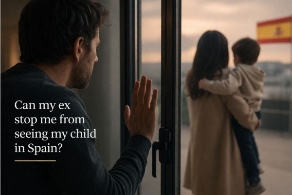 Can my ex stop me from seeing my child in Spain?