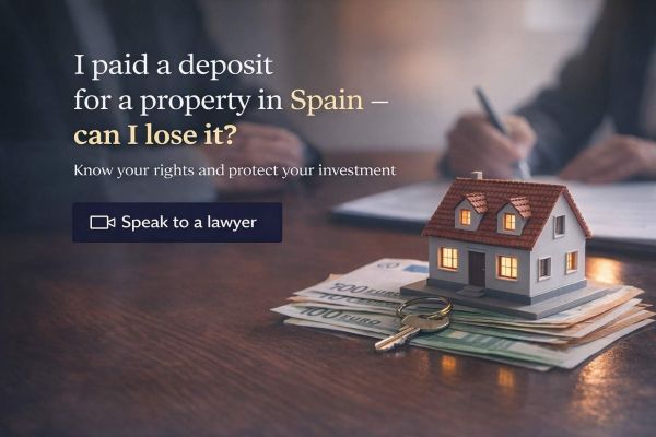 I paid a deposit for a property in Spain, can I lose it?