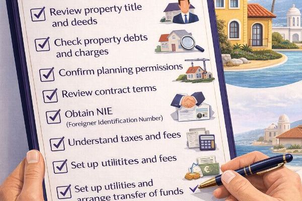 Buying Property in Spain: Legal Checklist for Foreign Buyers